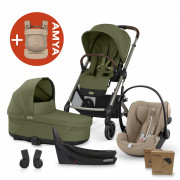 Balios 4in1 All Weather +AMYA - Moss Green/Almond Beige Moss Green/Almond Beige